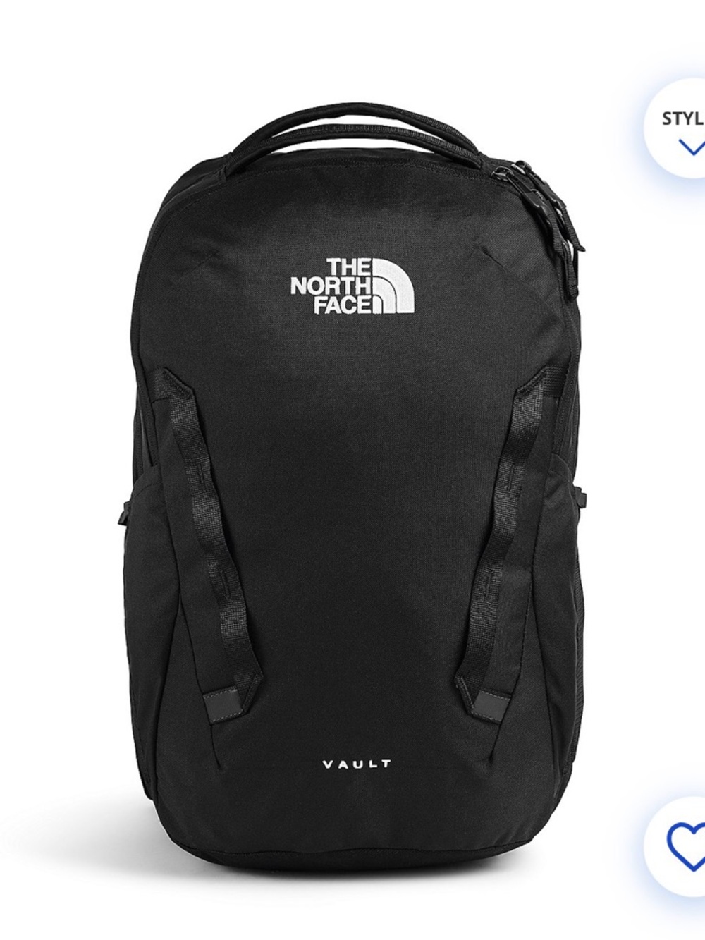 The North Face Vault Backpack Black - Picture 2 of 6